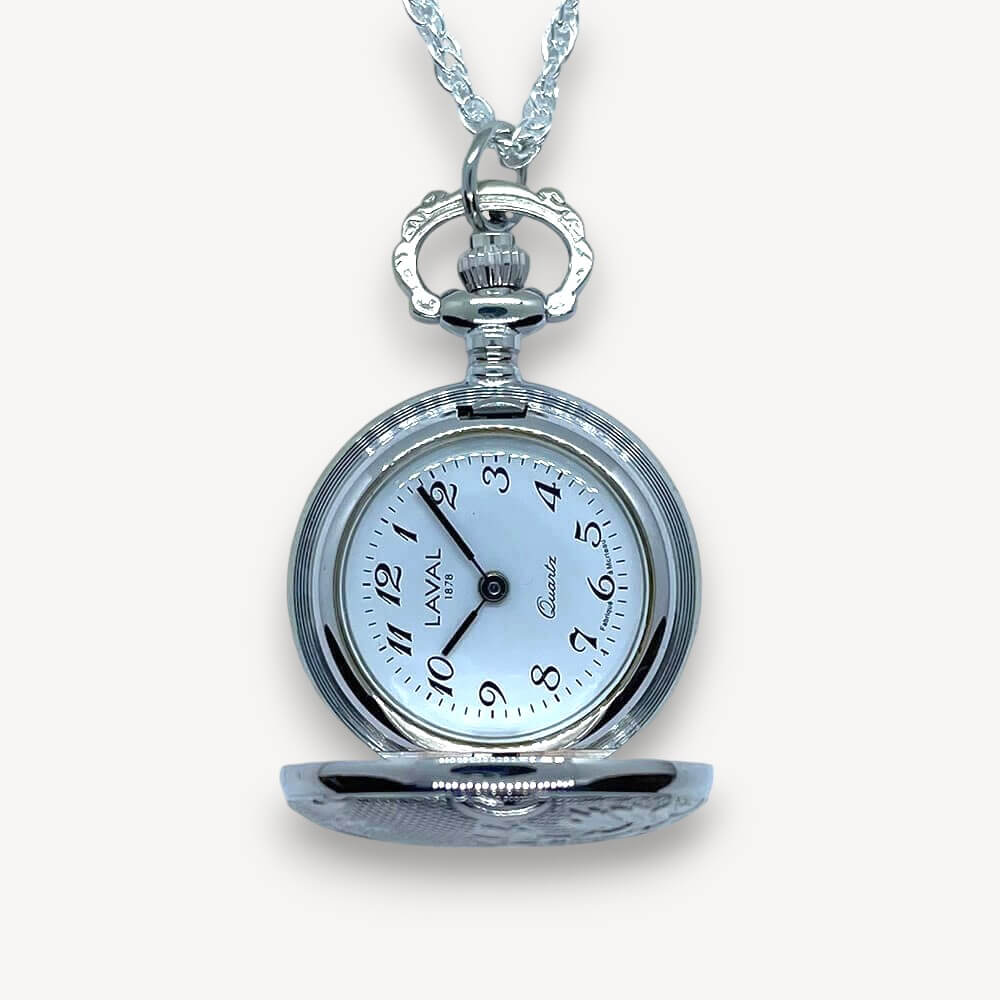 Montre Collier Vintage Femme CMC - Boîtier Plaqué Or - Avec Chaîne - À Réviser (occasion)
