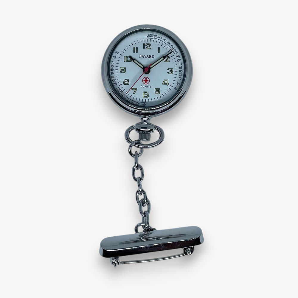 5 Montres à Gousset D’Infirmière Rétractables | Clip Sécurité, Silicone – Cadeau Pour Médecins, Infirmières