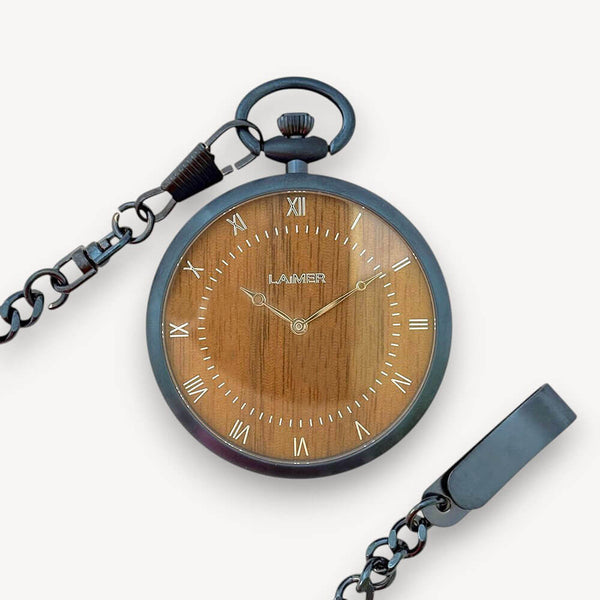 VERRE BOMBER MONTRE POCHE GOUSSET DIAM. 37.2 mm